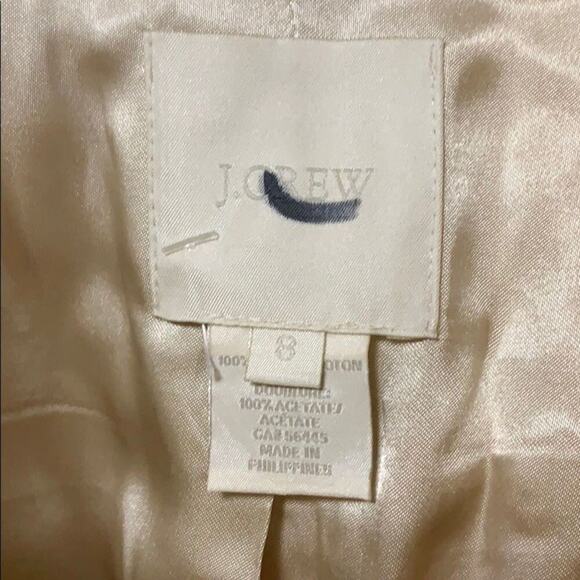 J.CREW SPRING YELLOW JACKET GOLD BUTTON‎ SI… - Picture 6 of 8